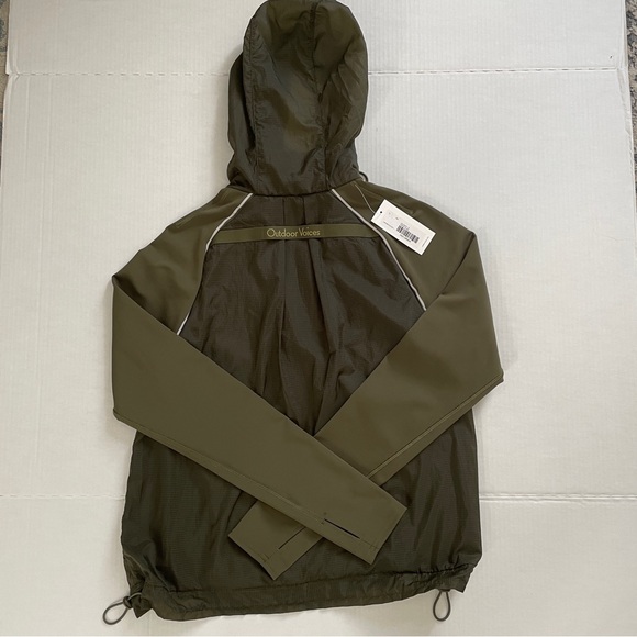 NWT Womens Medium Olive Branch Outdoor Voices Frost/Knit Hoddie. - Picture 10 of 13